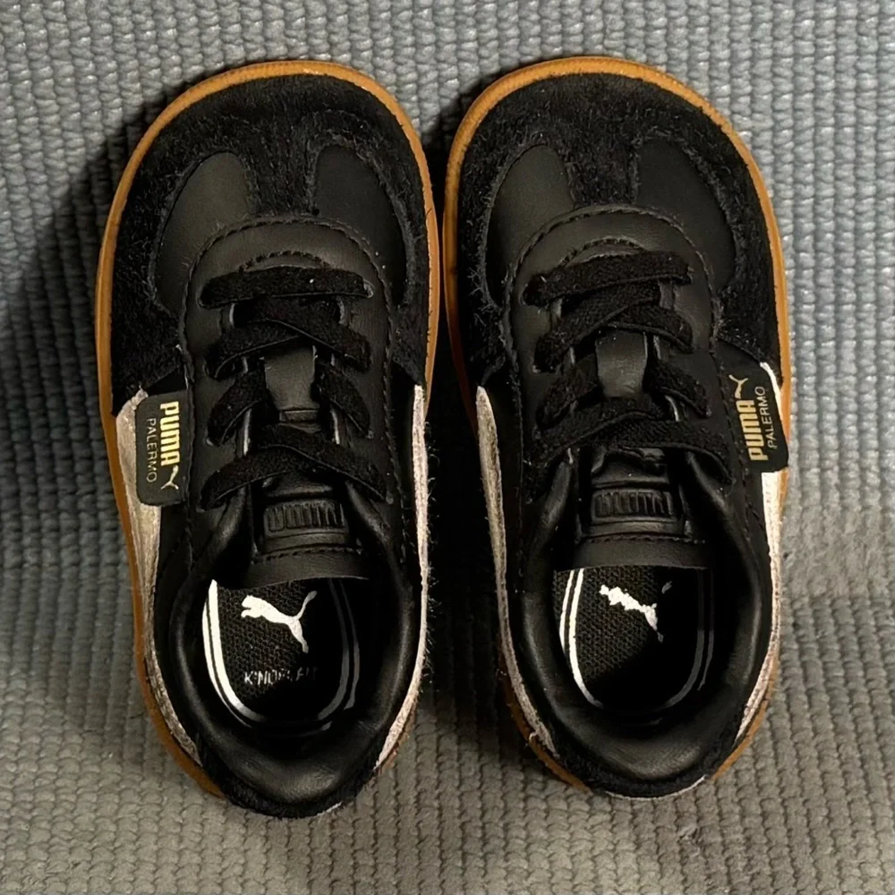 Puma Palermo‎ Black Sneakers Toddler Size 5C